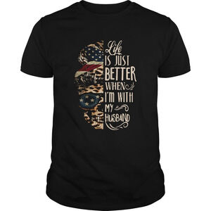 Skull Life Just Better When Im With My Husband Shirt